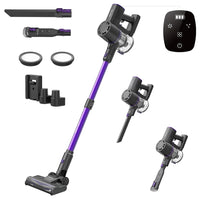 Vactidy V8 Pro Cordless Vacuum Cleaner 25kPa Powerful Suction Cyclonic Filtration System LED Display 180 ° Rotary Brush Head