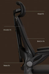 UVR Computer Chair Armchair Comfortable Breathable Mesh Staff Chair Ergonomic Boss Chair Sponge Cushion Home Office Chair