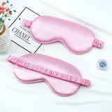 Imitated Silk Eye Patch Shading Sleep Eye Mask Eyepatch Travel Relax Cover Eyeshade Health Sleeping Shield Soft Eye Care Tools