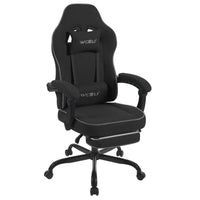 Swivel Gamer Chair Gaming Chair Ergonomic Office Computer Chair with Lumbar Cushion Pillow Footrest