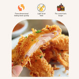 1400W 8L Air Fryer Stainless Steel Visible wide Capacity Electric Oven Touch glass Multifunctional Electric Fryer
