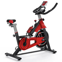 Home fitness Exercise Bike Indoor Cycling Bike with LCD Monitor Exercise Bike 120kg Home Fitness Bike Silent Stationary Bicycles