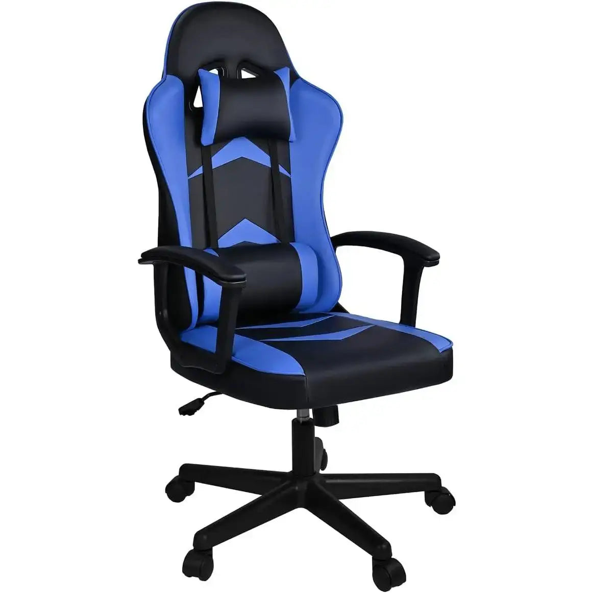 T-Lovendo - Gaming Chair with Lumbar and Cervical Cushion, Ergonomic, Height Adjustable and Reclining