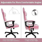 T-Lovendo - Gaming Chair with Lumbar and Cervical Cushion, Ergonomic, Height Adjustable and Reclining