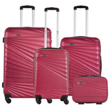 Travel Suitcases Well Home Furniture & Decoration Set of 3/4 Cabin Suitcases 56Cm/Medium 66Cm/Large 76cm and Toiletry Bag 23cm