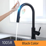 Smart Touch Kitchen Faucets Crane For Sensor Kitchen Water Tap Sink Mixer Rotate Touch Faucet Sensor Water Mixer KH-1005