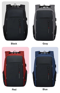 Backpack Men USB Charging Waterproof 15.6 Inch Laptop Casual Oxford Male Business Bag Mochila Computer Notebook Backpacks