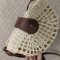 Summer Straw Bag - Fashion Semicircle