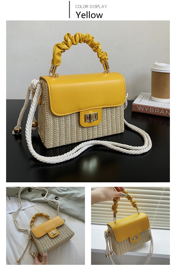 Straw Beach Bag