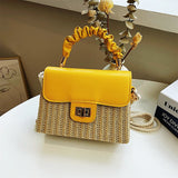 Straw Beach Bag
