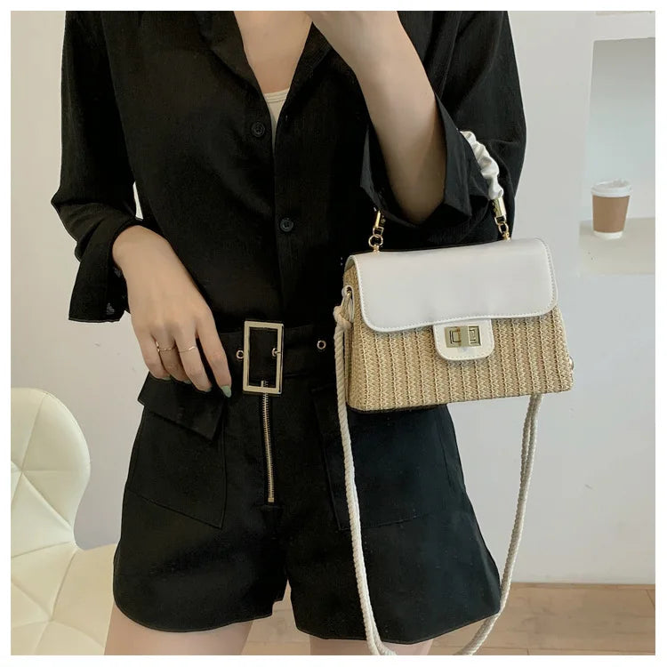 Straw Beach Bag