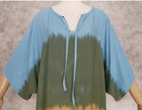 2023 Bohemian Printed V-neck Batwing Sleeve Long Loose Summer Dress For Women Clothes  Streetwear Moroccan Caftan Q831