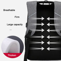 Backpack Men USB Charging Waterproof 15.6 Inch Laptop Casual Oxford Male Business Bag Mochila Computer Notebook Backpacks