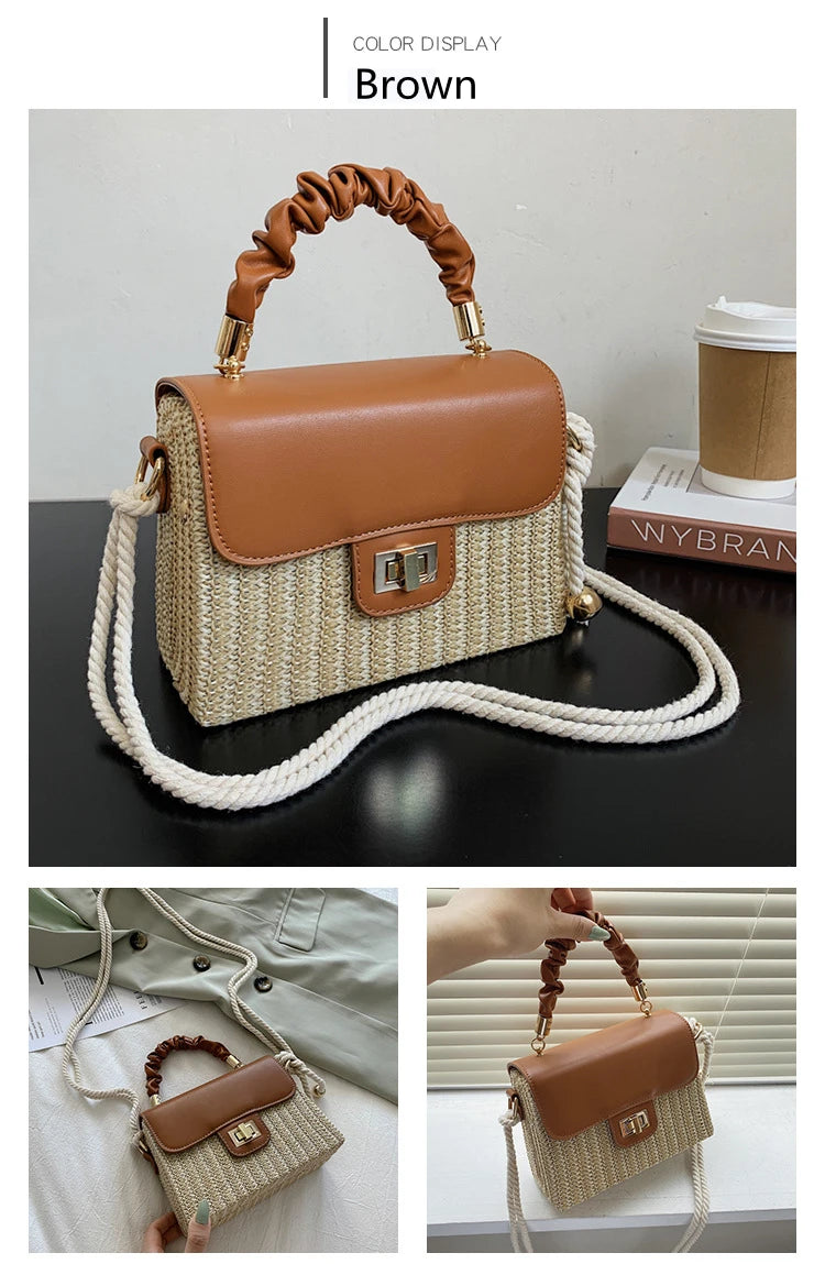 Straw Beach Bag