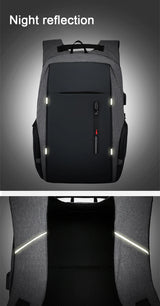 Backpack Men USB Charging Waterproof 15.6 Inch Laptop Casual Oxford Male Business Bag Mochila Computer Notebook Backpacks