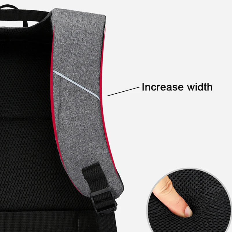 Backpack Men USB Charging Waterproof 15.6 Inch Laptop Casual Oxford Male Business Bag Mochila Computer Notebook Backpacks