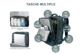 XOKY Cabin Bag 45x36x20 Backpack, 40x20x25 Ryanair Carry-Ons, Women/Men Aeroplane Travel Backpack, Cabin Size Laptop Backpack