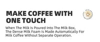 Cafelffe 3in1 Automatic Coffee machine cafeteria Cappuccino Latte Espresso maker Fully Automatic Milk Froth Stainless Steels