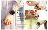 Gothic Purple Imperial Jaspers Elastic Smart Watch Strap 38mm/45mm Stones Beaded Stretchy Wristwatch Band Lovers Iwatch Bracelet