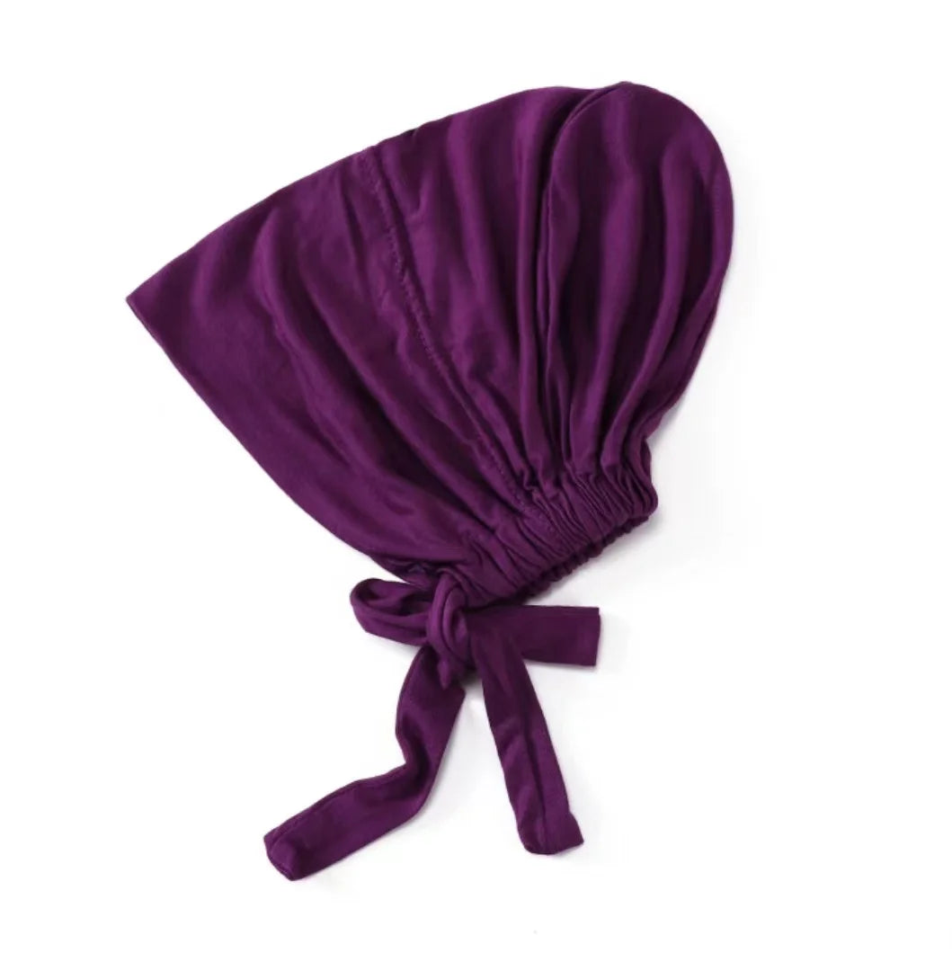 Muslim Inner Cap Hijab For Women Solid Underscarf Hijab Undercap Scarf Turban Hat Islamic Muslim Hijabs Ready To Wear Headcover