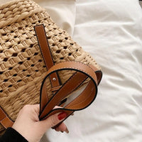 Summer Straw Beach Tote
