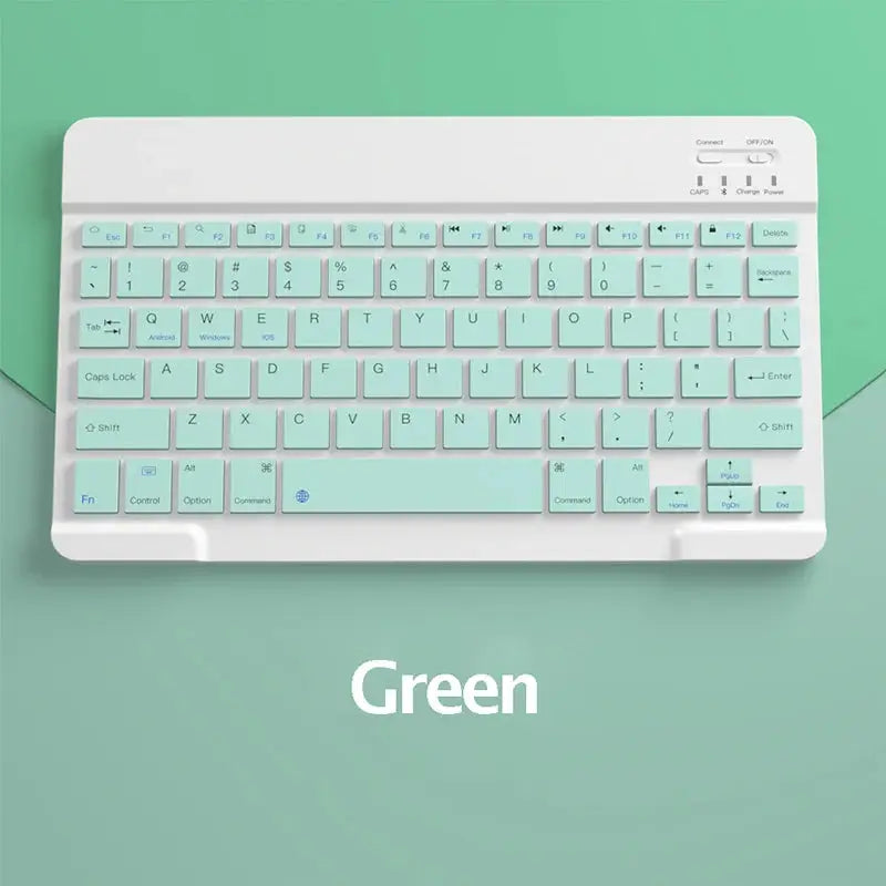 10 inch Wireless Keyboard for iPad Pro 11 Air 5 4 3 5th 6th 8th Rechargeable Keyboard with Mouse for Xiaomi Huawei Samsung