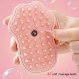 Cat Steam Brush Dog Massage Comb with Electric Water Spray Soft Silicone Pet Grooming Brush for Removing Tangled and Loose Hair