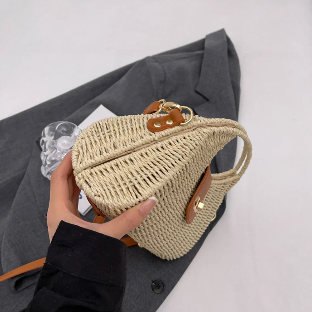 Summer Woven Shell Tote