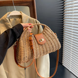 Summer Woven Shell Tote