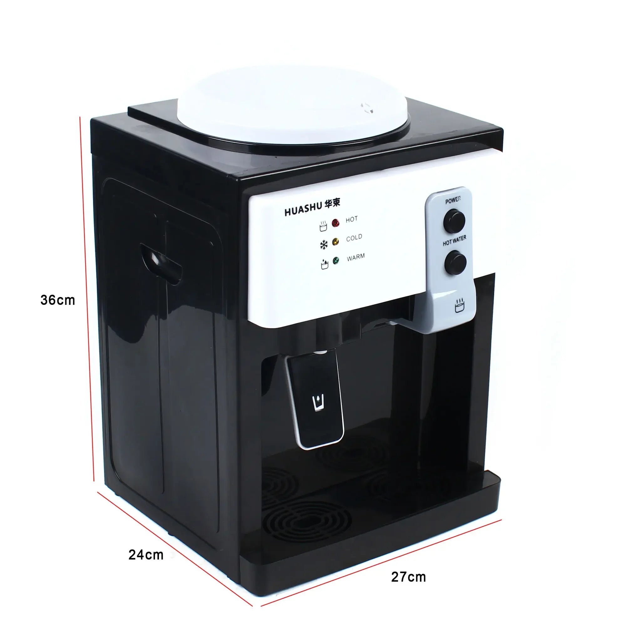 Electric Water Dispenser Desktop Drinking Fountain Cold & Hot Warm Water Cooler Heater Home Office Hostel Coffee Tea Bar Helper