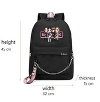Usb School Bags For Girls Casual Backpack Teenagers Children Bookbags Large Capacity Middle High College Teen Schoolbag