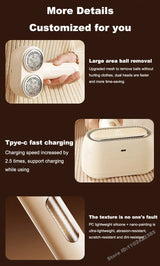 3000mAh Lint Remover For Clothing Rechargeable Digital Display Fabric Shaver Professional Household Portable Hair ball Trimmer