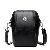 Single Shoulder Crossbody Bag Female Fashion Temperament Leather Women's Bag Vertical Mobile Phone Bag Crossbody Mini Small Bag