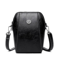 Single Shoulder Crossbody Bag Female Fashion Temperament Leather Women's Bag Vertical Mobile Phone Bag Crossbody Mini Small Bag