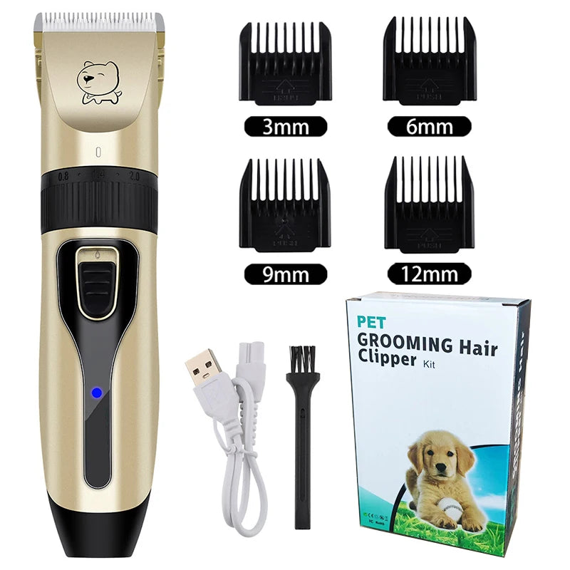 Electric Dog Clippers Professional Pet Hair Trimmer Dogs Grooming Hairdresser Hair Cutter Cat Hair Cutting Remover Machine Kit