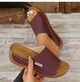 Women's Sandals Casual Heels Sandals Summer Woman Shoes Luxury Slippers Heeled Sandals Wedges Shoes Summer Footwear Women 2025