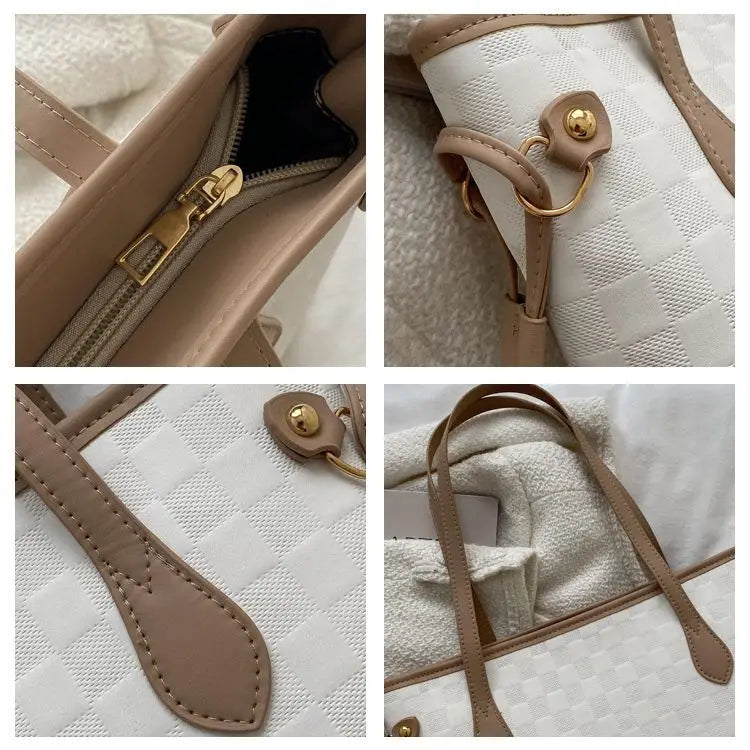 Large Capacity Bag Women's New Trendy and High-end Tote Bag Women's Summer Versatile Handheld Single Shoulder Commuting Bag