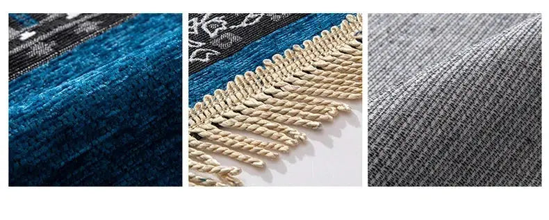 Women Men Muslim Prayer Rug Worship Kneel Printed Floor Mat Protable Travel Prayer Rugs Ramadan Gift Soft Islamic Prayer Rug