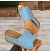 Women's Sandals Casual Heels Sandals Summer Woman Shoes Luxury Slippers Heeled Sandals Wedges Shoes Summer Footwear Women 2025