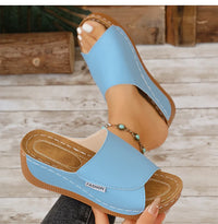 Women's Sandals Casual Heels Sandals Summer Woman Shoes Luxury Slippers Heeled Sandals Wedges Shoes Summer Footwear Women 2025