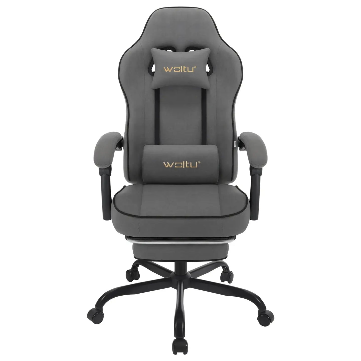 Swivel Gamer Chair Gaming Chair Ergonomic Office Computer Chair with Lumbar Cushion Pillow Footrest