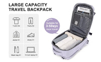 XOKY Cabin Bag 45x36x20 Backpack, 40x20x25 Ryanair Carry-Ons, Women/Men Aeroplane Travel Backpack, Cabin Size Laptop Backpack