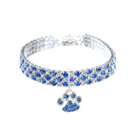 Shiny Zircon Pet Dog Neck Collars Durable Alloy Extended Chain Necklace for Small Medium Pets Pink Party Gifts Dogs Cat Necklace