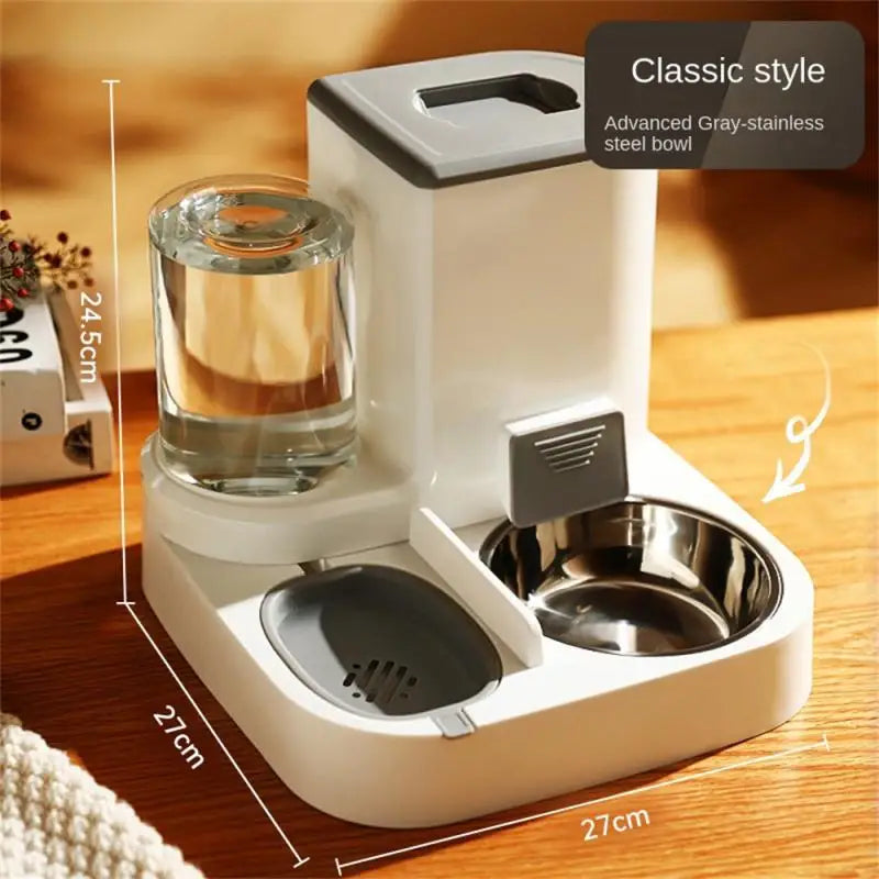 Automatic Cat Dog Feeder Drinking Fountain Water Dispenser Auto Food Bowl Pet Supplies For Dogs Cats