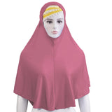 Muslim Women Instant Hijab Prayer Full Cover Chemo Cap One Piece Amira Scarf Shawls Veil Islamic Ramadan Khimar Turban Headwrap
