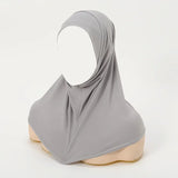 Muslim Women Instant Hijab Prayer Full Cover Chemo Cap One Piece Amira Scarf Shawls Veil Islamic Ramadan Khimar Turban Headwrap