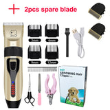 Electric Dog Clippers Professional Pet Hair Trimmer Dogs Grooming Hairdresser Hair Cutter Cat Hair Cutting Remover Machine Kit