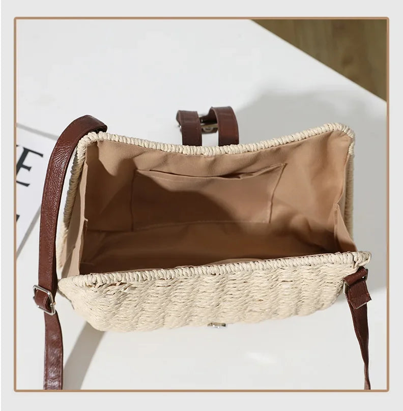 Straw Woven Handbag Summer