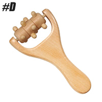 1Pcs Wooden Massage Rollers Neck Roller Massager Wooden Trigger Point Roller Massager Muscle Roller for Back face Waist Leg Arm
