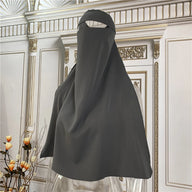 Niqab High Quality Nida Single Layer Ramadan Islamic Clothing EID Prayer Muslim Modest Women Hijab Khimar Jilbab Veil Niqab